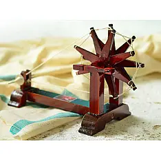 Swavalamban ~ Charkha { Brown . 31cm } Swavalamban ~ Charkha { Brown . 31cm }