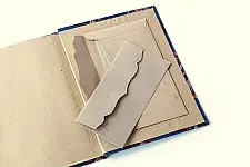 Whispers in pages II ~ Ajrakh letter diary (Blue)