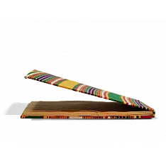 Mashru Striped (Multi Colour) ~ Ruled yellow pages Diary