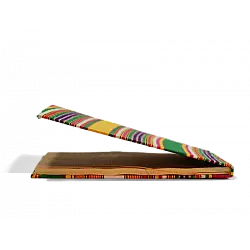 Mashru Striped (Multi Colour) ~ Ruled yellow pages Diary