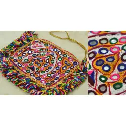 Pieces of Sindh ❂ Hand Embroidered Bag ❂ 92