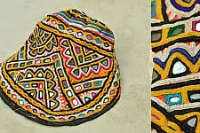 Pieces of Sindh ❂ Hand Embroidered Cap ❂ 94