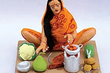 गुड़ियावाला ❤ Clay Dolls ❤  Cooking
