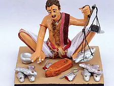 गुड़ियावाला ❤ Clay Dolls ❤  Fish Seller