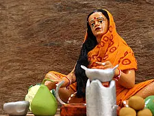 गुड़ियावाला ❤ Clay Dolls ❤  Cooking