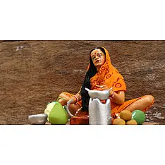 गुड़ियावाला ❤ Clay Dolls ❤  Cooking