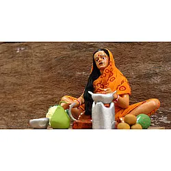 गुड़ियावाला ❤ Clay Dolls ❤  Cooking