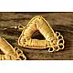 Sikki earrings ~ auric triangles