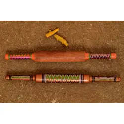 Kutch lacquer rolling pin ~ Belan