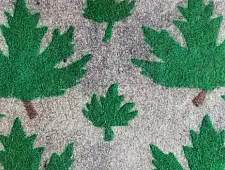 Kashmiri Namda ~ Chinar leaves (3' X 2'3'')