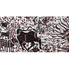 Sacred cloth of the Goddess ~ Maha Shakti (177'' X 78'')