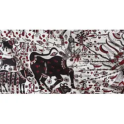 Sacred cloth of the Goddess ~ Maha Shakti (177'' X 78'')