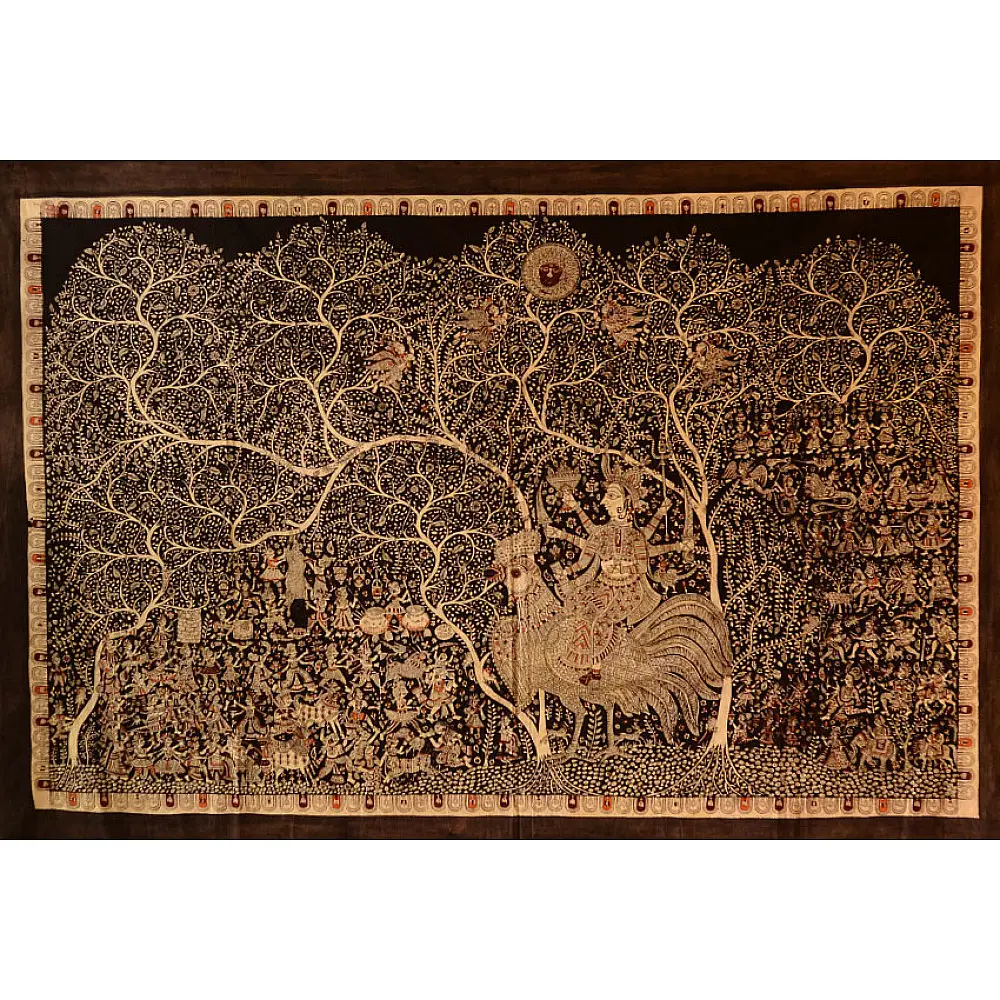 Sacred cloth of the Goddess- Bahuchara Mata ( 58X42 )
