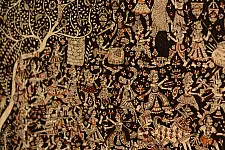 Sacred cloth of the Goddess- Bahuchara Mata ( 58"X42" )