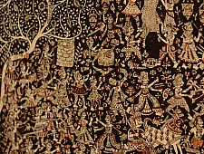 Sacred cloth of the Goddess- Bahuchara Mata ( 58"X42" )