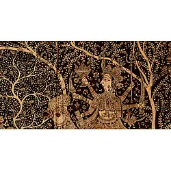 Sacred cloth of the Goddess- Bahuchara Mata ( 58"X42" )