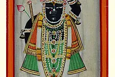 Miniature painting ~ Srinath ji ~ { 1 }