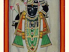 Miniature painting ~ Srinath ji ~ { 1 }
