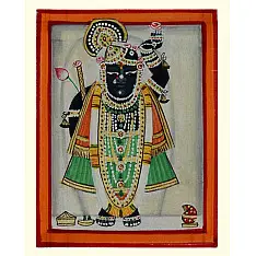 Miniature painting ~ Srinath ji ~ { 1 }