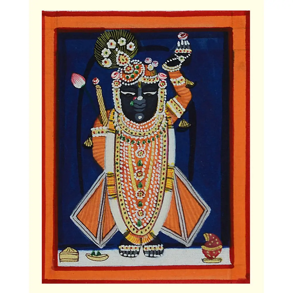 Miniature painting Silk base