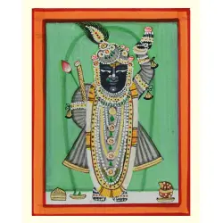 Miniature painting ~ Srinath ji ~ { 15 }