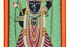 Miniature painting ~ Srinath ji ~ { 16 }