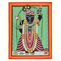 Miniature painting ~ Srinath ji ~ { 16 }