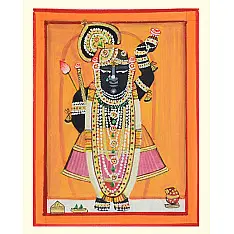 Miniature painting ~ Srinath ji ~ { 18 }