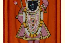 Miniature painting ~ Srinath ji ~ { 2 }