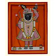 Miniature painting ~ Srinath ji ~ { 2 }