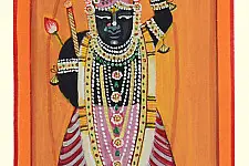 Miniature painting ~ Srinath ji ~ { 24 }