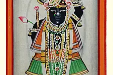 Miniature painting ~ Srinath ji ~ { 3 }