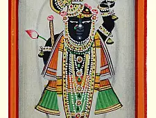 Miniature painting ~ Srinath ji ~ { 3 }