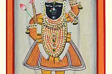Miniature painting ~ Srinath ji ~ { 5 } Miniature painting ~ Srinath ji ~ { 5 }