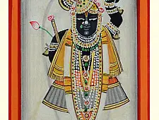 Miniature painting ~ Srinath ji ~ { 6 }