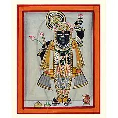 Miniature painting ~ Srinath ji ~ { 6 }