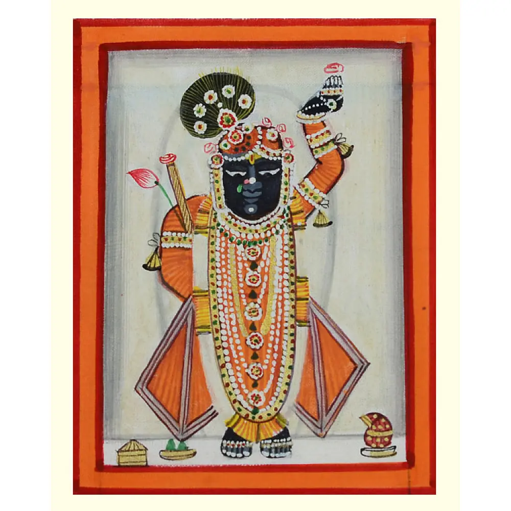 Miniature painting ~ Srinath ji ~ { 8 }