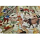 Miniature painting ~ Construction of Agra fort