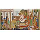 Miniature painting ~ Emperor Akbar receiving Abdul rahim