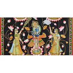 Pichwai Painting ~ Kamal Raas (3 X 4 feet)