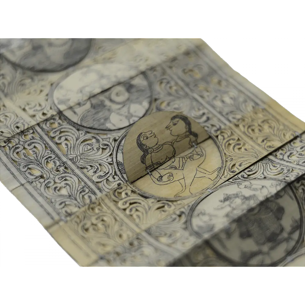 Diary &  Tala-pattachitra ( Das Aavtar-Kamasutra)
