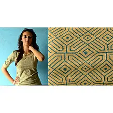 Green Geometries on clay ~ Gaamthi tshirt