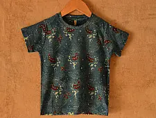 Earth's vanity ✼ Vegetable Colors Ajrakh T-Shirt ( Kids )