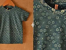 Vegetable Colors ✼ Ajrakh T-Shirt ( Kids ) - 7