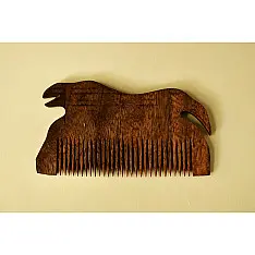 Wooden comb ~ Tribal Tiger