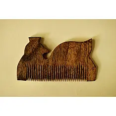 Wooden comb ~ Traditional Tribal design  