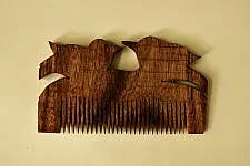 Wooden comb ~ Bird Design
