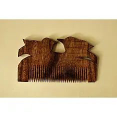 Wooden comb ~ Bird Design