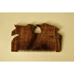 Wooden comb ~ Tribal markings { 6 }