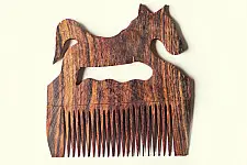 Wooden comb ~ Horse